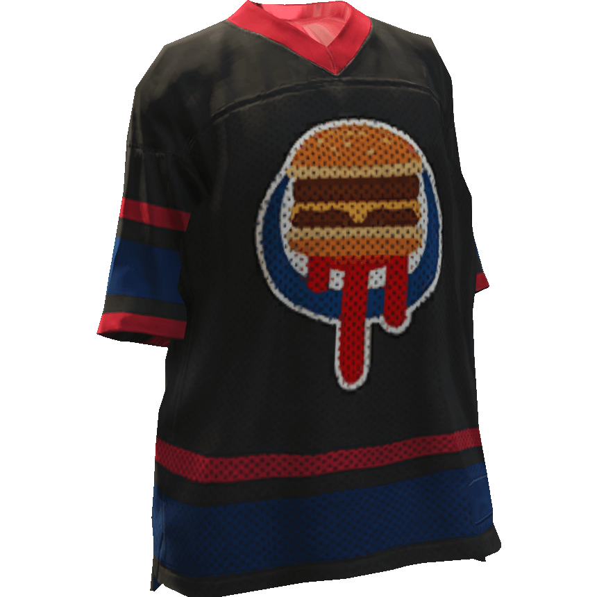 Длинная футболка 'Burger'