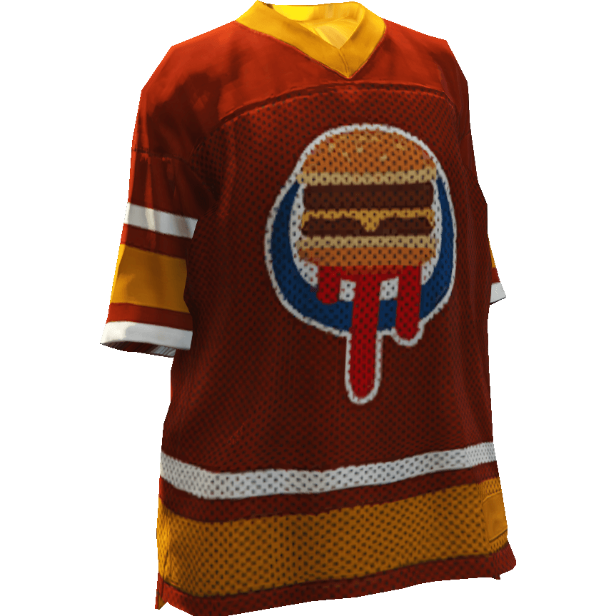 Длинная футболка 'Burger'