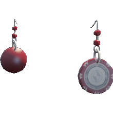 Серьга 'Фишка'