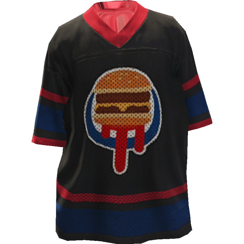 Длинная футболка 'Burger'