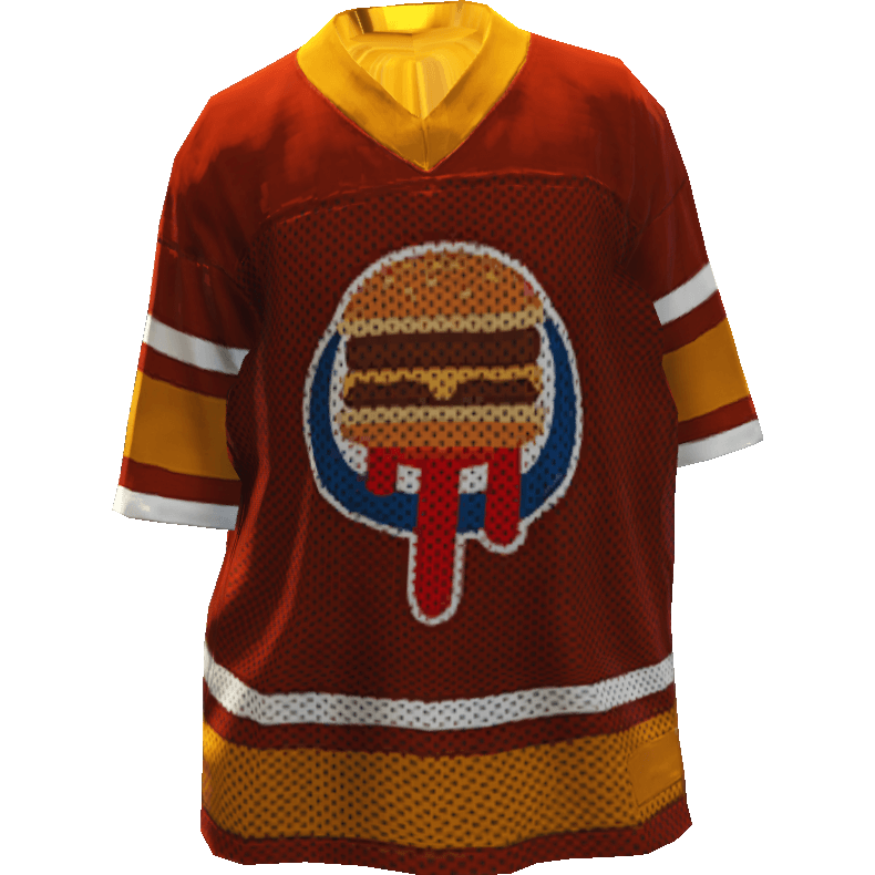 Длинная футболка 'Burger'