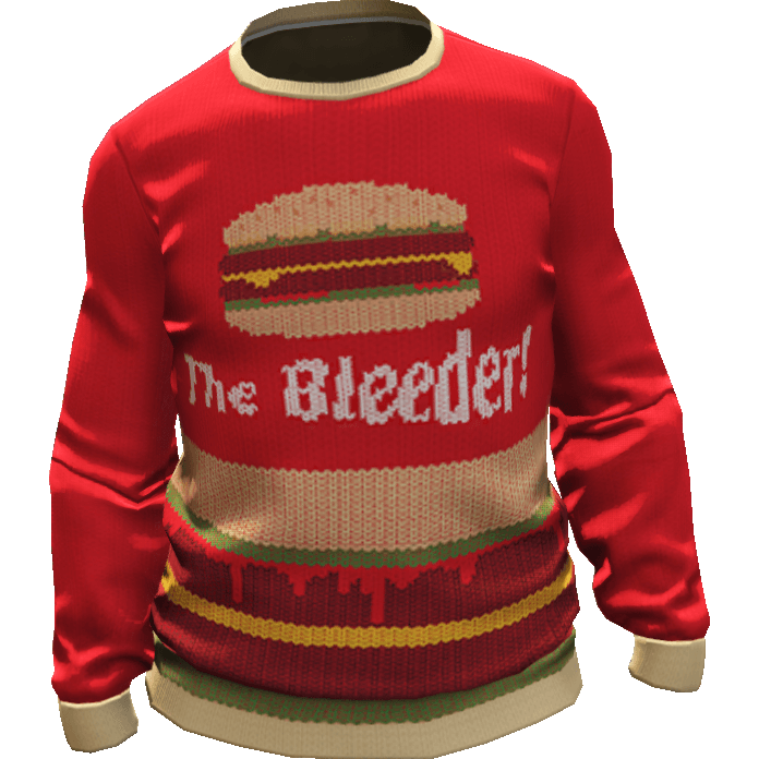 Вязаная кофта 'Burger Shot'